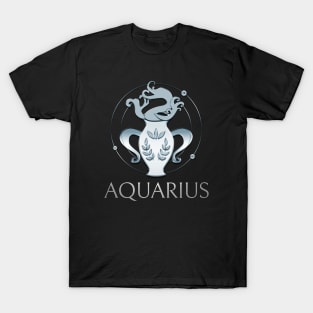 Aquarius Zodiac Sign T-Shirt